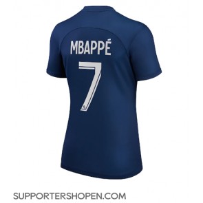 Paris Saint-Germain Kylian Mbappe #7 Hemma Matchtröja Dam 2022-23 Kortärmad